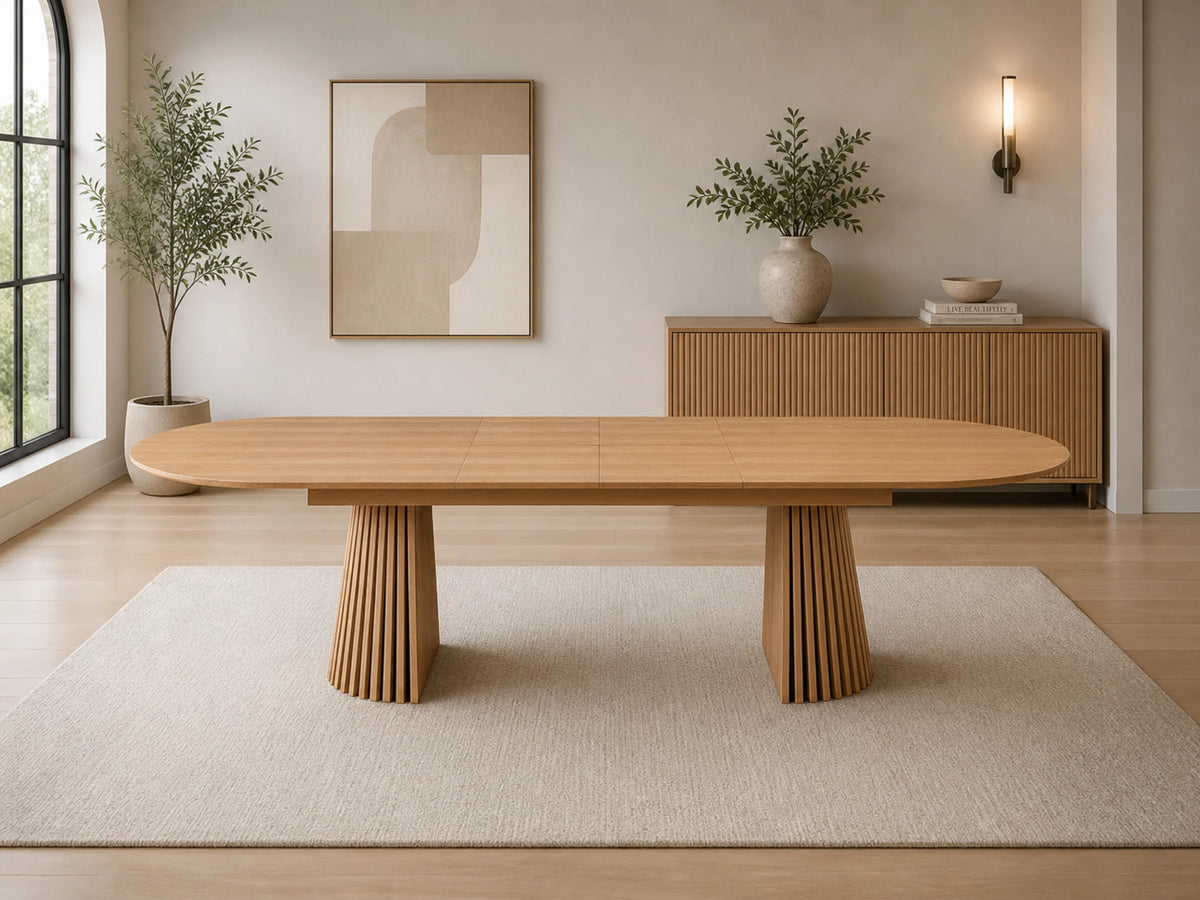 Mila Oak Butterfly Leaf Dining Collection by Sharelle