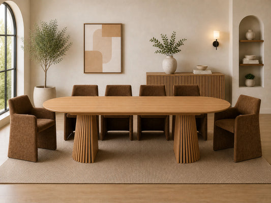 Mila Oak Butterfly Leaf Dining Collection by Sharelle