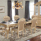 Miranda Gold Dining Collection by Cosmos Furniture
