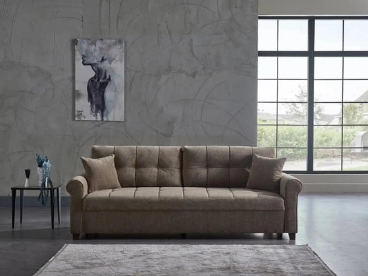 Mocca 2 Pc Sofa Sleeper - Brown or Gray