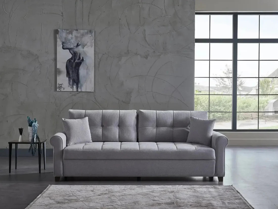 Bellona Mocca Gray 2 Pc Sofa Sleeper