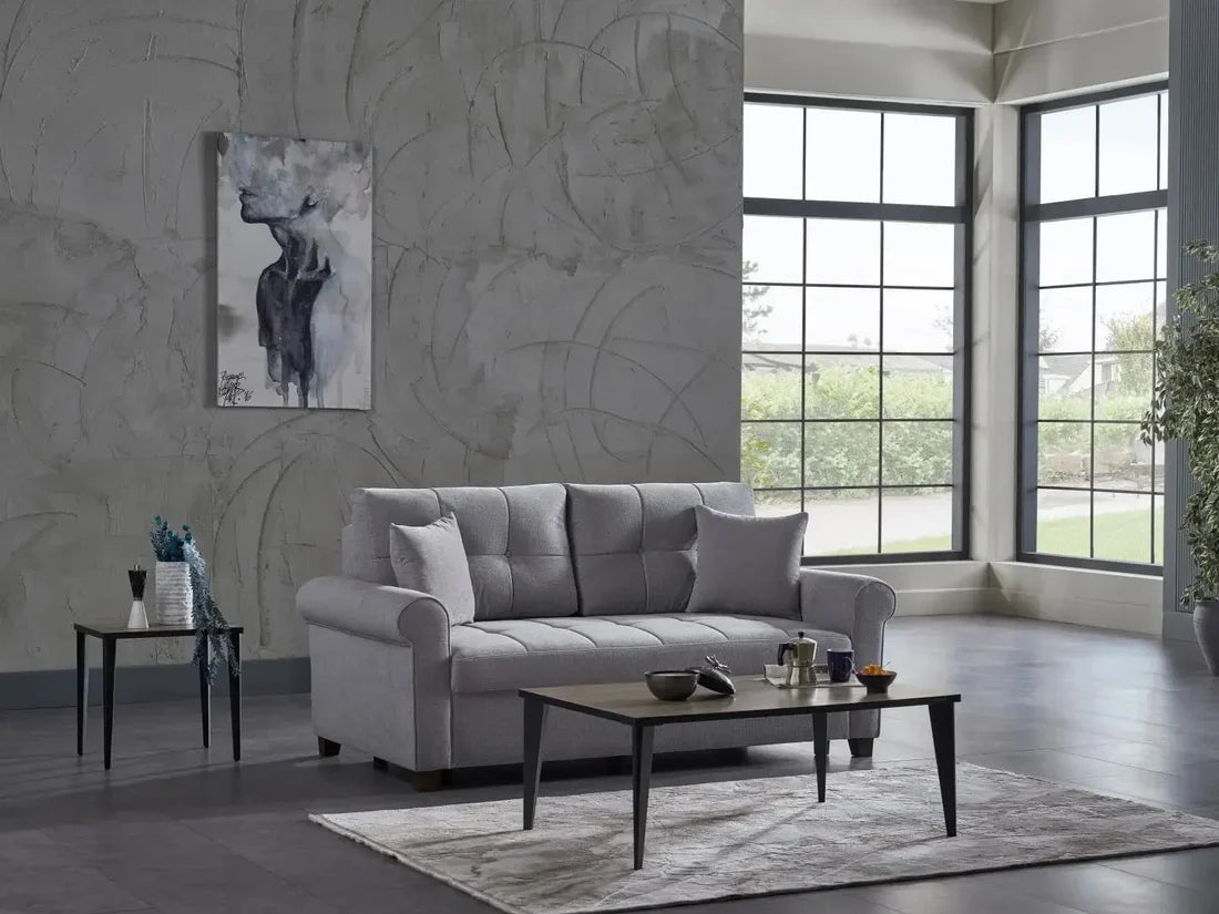 Bellona Mocca Gray 2 Pc Sofa Sleeper