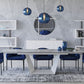 Modrest Baldwin White Ceramic Extendable Dining Table