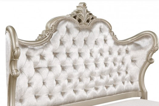 Monique Champagne Finish Bedroom Collection