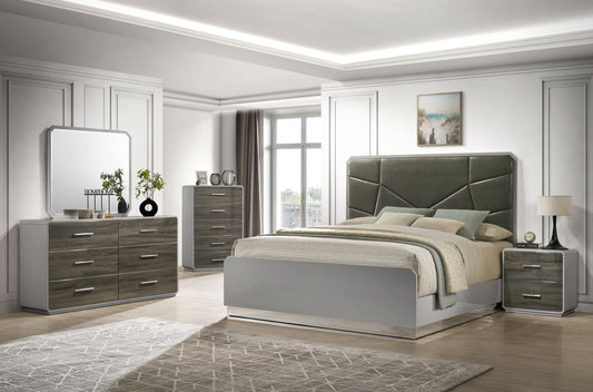 Cosmos Furniture Naples 4 Pc Bedroom Set