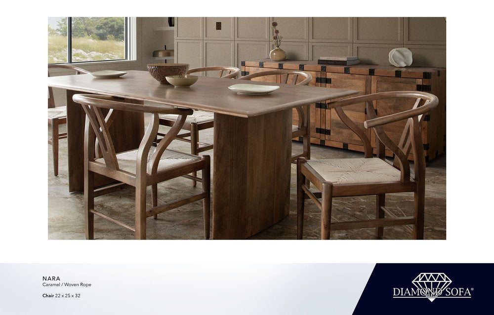 Nara 6 Pc Dining Set by Diamond Sofa