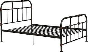Nicipolis Metal Bed - Sandy Gray Finish