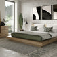Fantasia Contemporary Bed with Two Nightstands