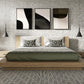 Fantasia Contemporary Bed with Two Nightstands
