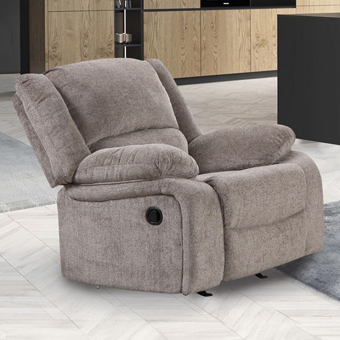 Cosimo Mocha Chenille Recliner NX6003GY