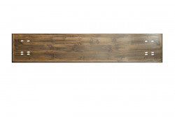 Centro de entretenimiento Loft Brown Solid Pine - Madera recuperada