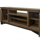 Loft Brown Solid Pine Entertainment Center - Reclaimed Wood