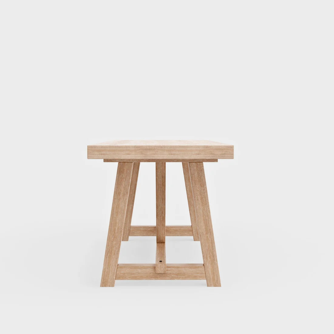 Colección de comedor Raquel de 7 piezas con acabado natural