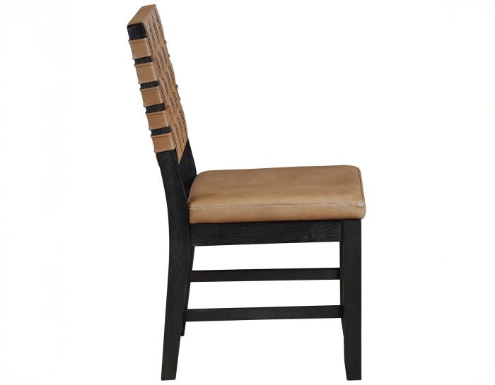 Reid 7 Pc Black Finish Dining Collection