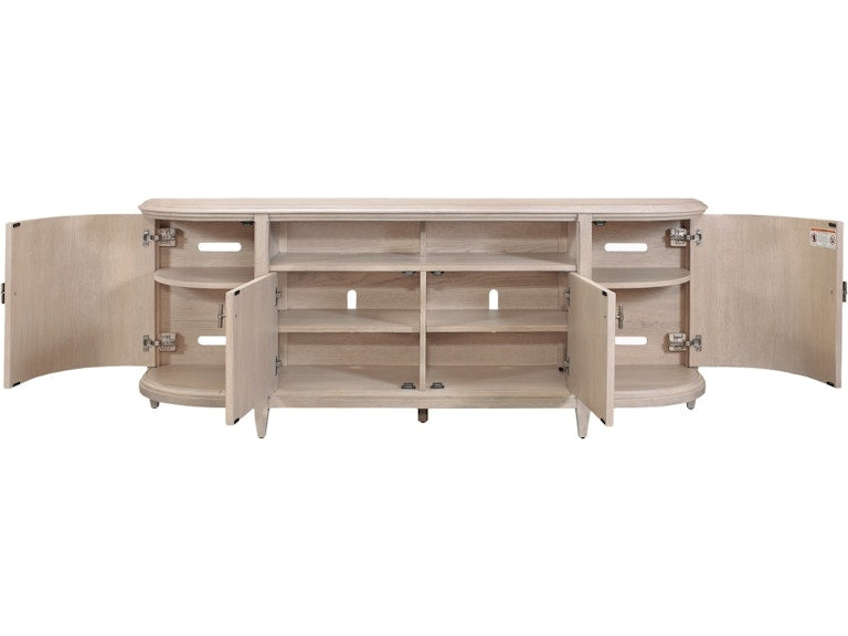 Carmella Pebble Oak Media Console 25040