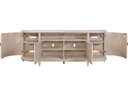 Carmella Pebble Oak Media Console 25040