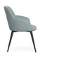 Scranton Side Chair Teal & Black - Set of 2