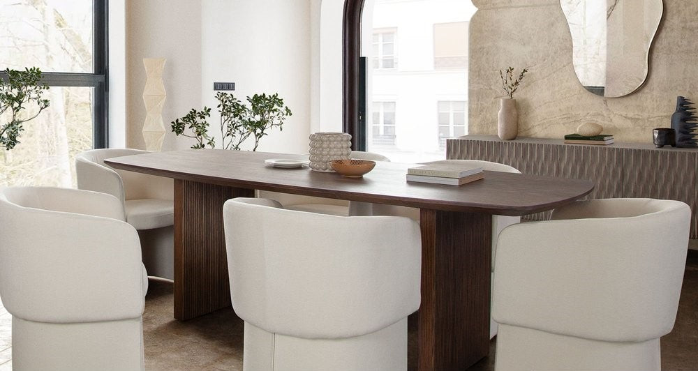 Sienna Dark Oak Dining Set by Diamond Sofa