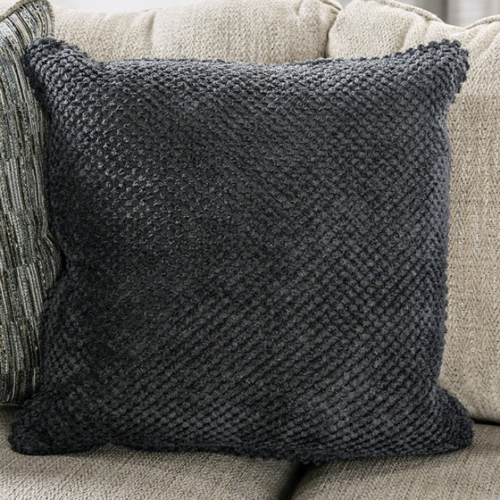 Salisbury Cream Chenille Living Room Collection