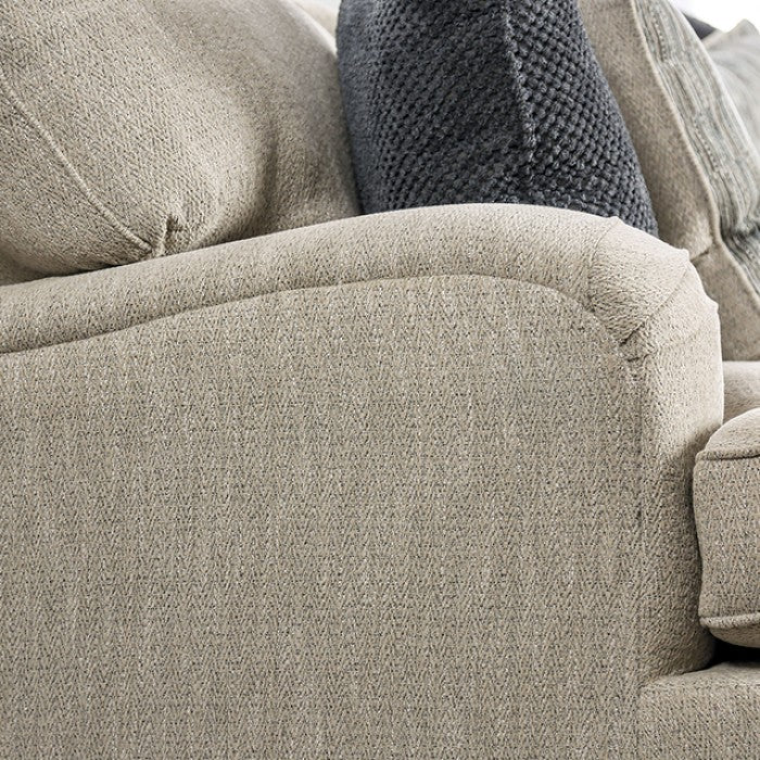 Salisbury Cream Chenille Living Room Collection