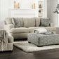 Salisbury Cream Chenille Living Room Collection