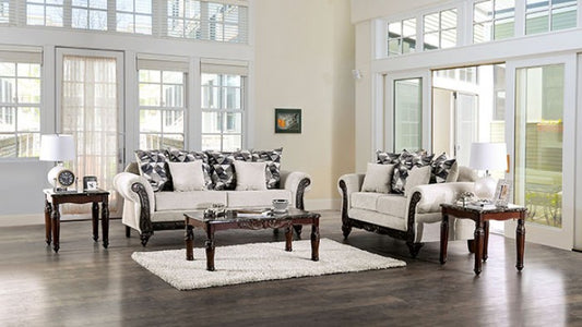 Cassani Gray Chenille Sofa Collection by Furniture of America