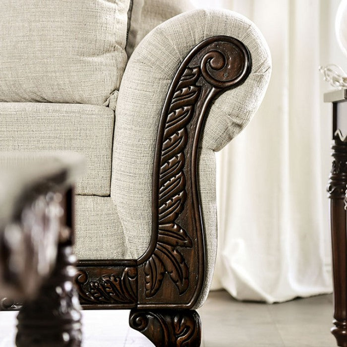 Cassani Gray Chenille Sofa Collection by Furniture of America