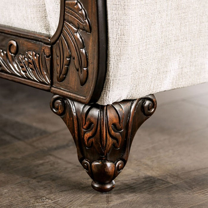 Cassani Gray Chenille Sofa Collection by Furniture of America