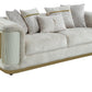 Bona Cream Upholstered Sofa & Loveseat