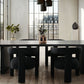Sonoma 110" Black Dining Set by Diamond
