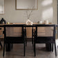 Sonoma 80" Black Dining Table