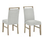 Tabitha 7 Pc White Marble Top Dining Set