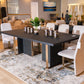 Modrest Tasha - Modern Black Ash Dining Table