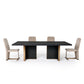 Modrest Tasha - Modern Black Ash Dining Table