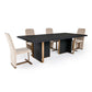 Modrest Tasha - Modern Black Ash Dining Table