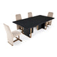 Modrest Tasha - Modern Black Ash Dining Table