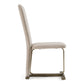 Tasha Modern Light Beige Grey Velvet Chair