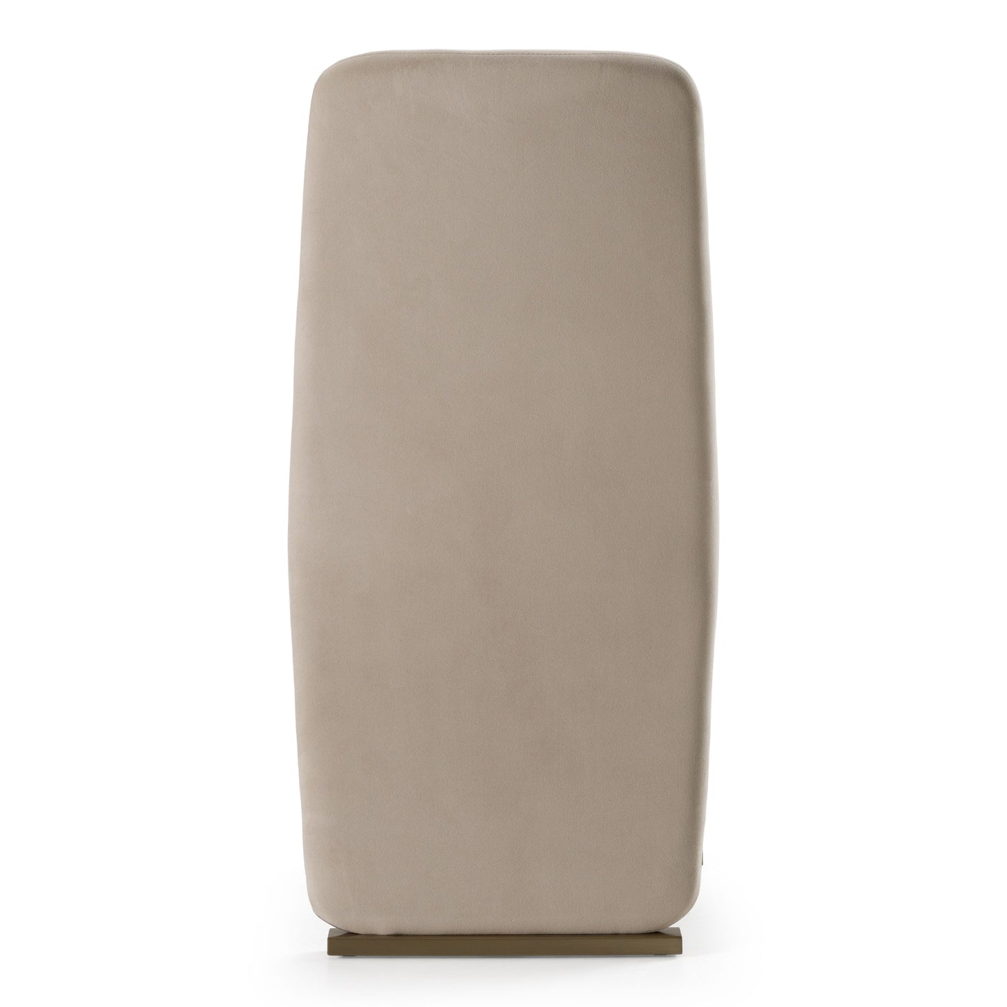 Tasha Modern Light Beige Grey Velvet Chair