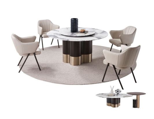 American Eagle TL-J2192 Marble Dining Set