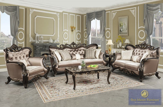 Best Master TLR01 Traditional 2 Pc Sofa Set
