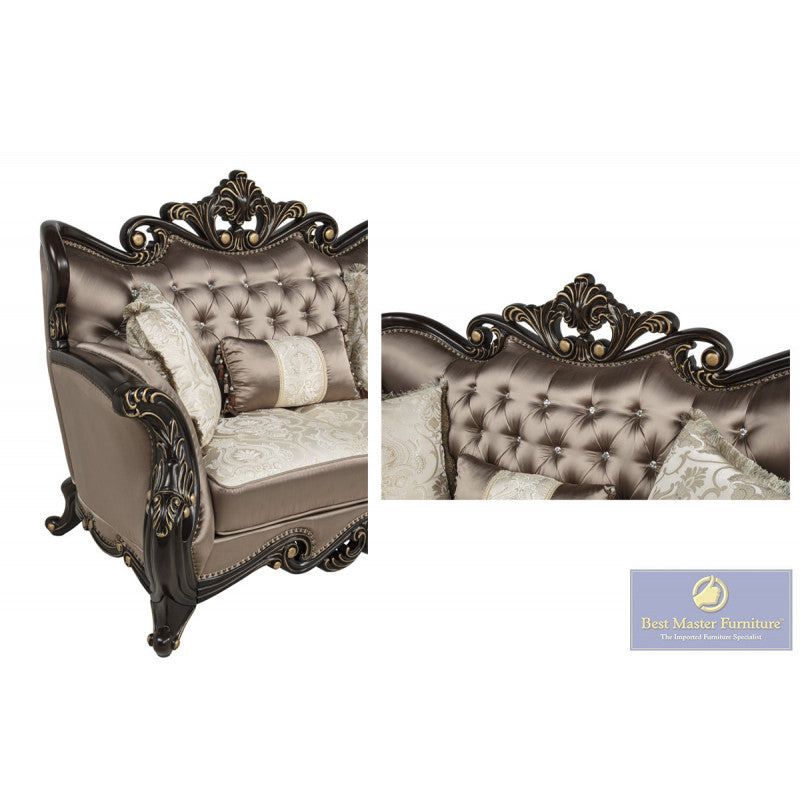Best Master TLR01 Traditional 2 Pc Sofa Set