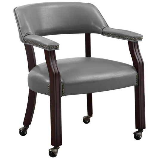 Tournament 6 Pc Game Table - Grey Chairs