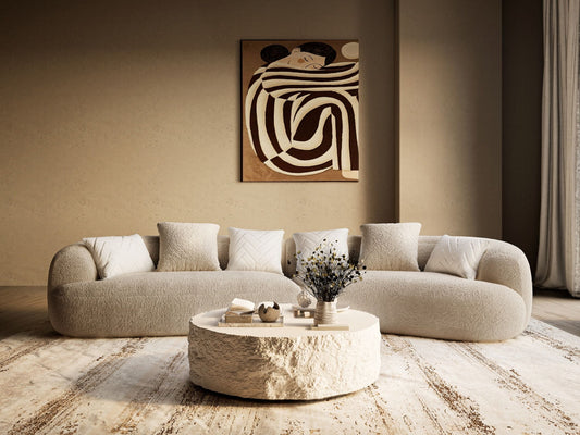 Divani Casa Trevor - Modern Curved Sectional