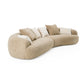 Divani Casa Trevor - Modern Curved Sectional