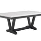 Vance 6 Pc Faux Marble Dining Collection