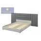 Velasca 4 Pc Modern Bedroom Set