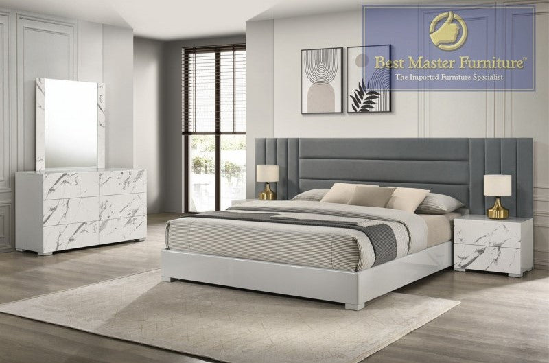 Velasca 4 Pc Modern Bedroom Set