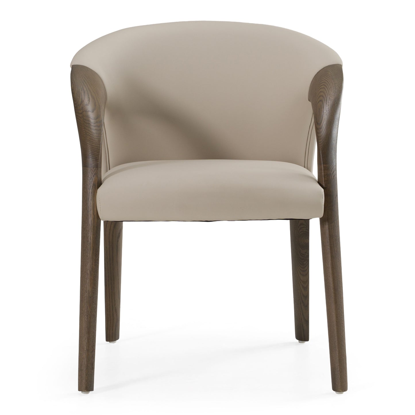 Wynetta Vegan Leather Grey Dining Chair