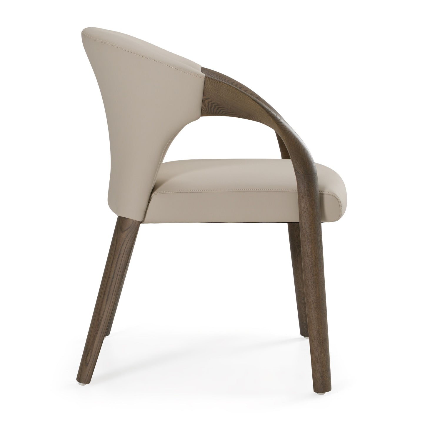 Wynetta Vegan Leather Grey Dining Chair
