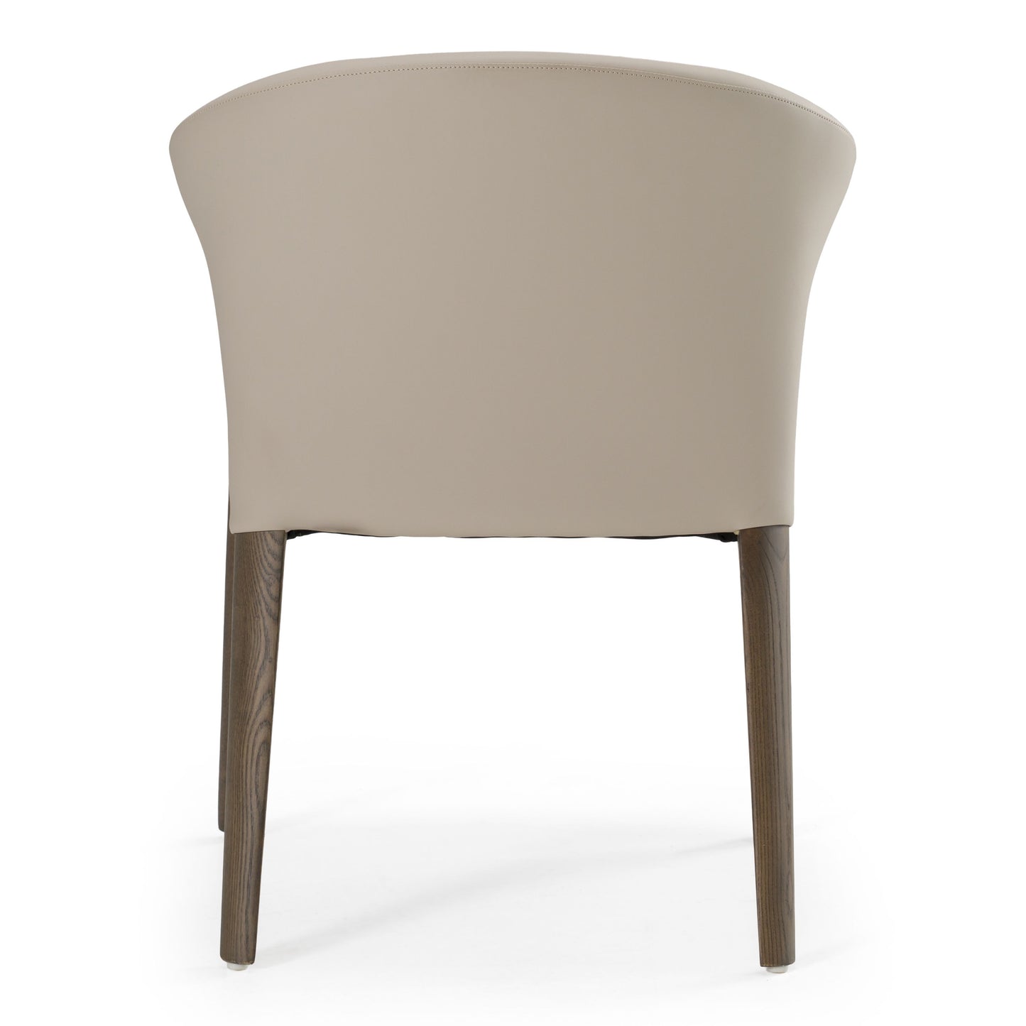 Wynetta Vegan Leather Grey Dining Chair